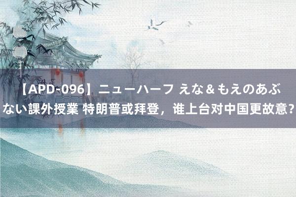 【APD-096】ニューハーフ えな＆もえのあぶない課外授業 特朗普或拜登，谁上台对中国更故意？