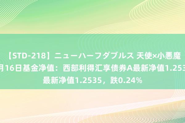 【STD-218】ニューハーフダブルス 天使×小悪魔 沙織 もえ 8月16日基金净值：西部利得汇享债券A最新净值1.2535，跌0.24%