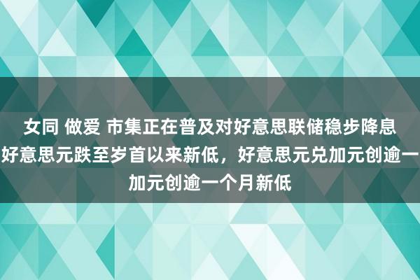 女同 做爱 市集正在普及对好意思联储稳步降息的预期，好意思元跌至岁首以来新低，好意思元兑加元创逾一个月新低