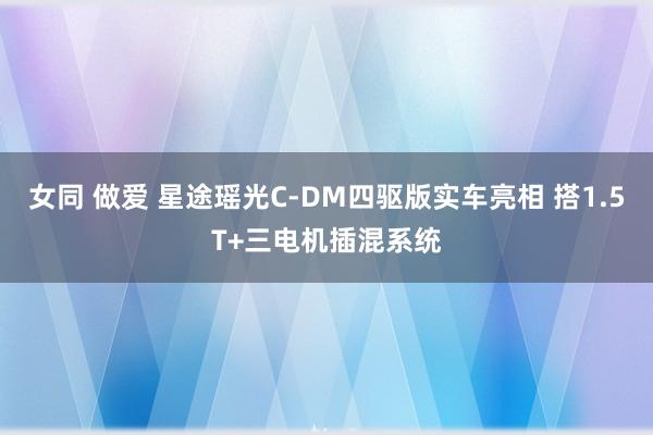 女同 做爱 星途瑶光C-DM四驱版实车亮相 搭1.5T+三电机插混系统